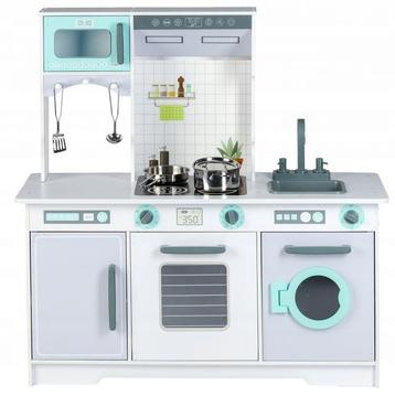 Kinderkeuken XL 96x37x97 cm - grijs met witte speelkeuken, Ophalen of Verzenden