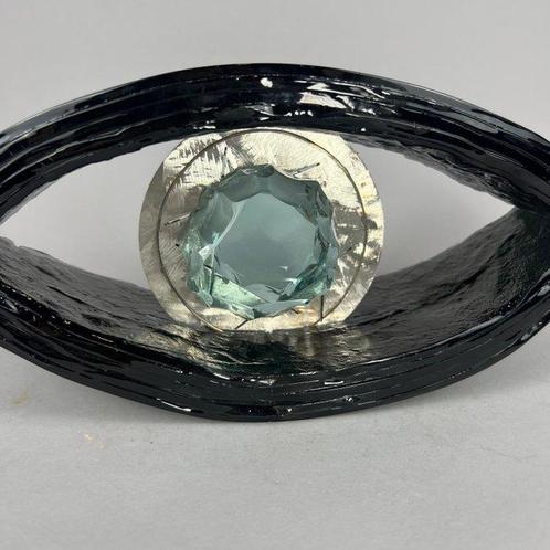 Andrzej Rafalski (1957) - sculptuur, The glass eye - hand, Antiek en Kunst, Antiek | Glaswerk en Kristal