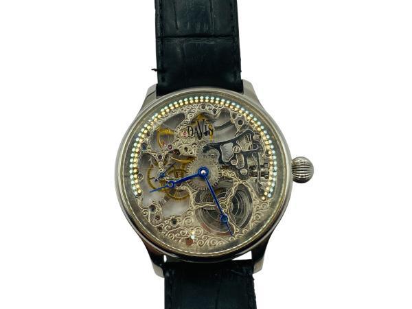 Veiling - Uniek Davis | Skeleton Mechanisch Horloge, Handtassen en Accessoires, Horloges | Antiek