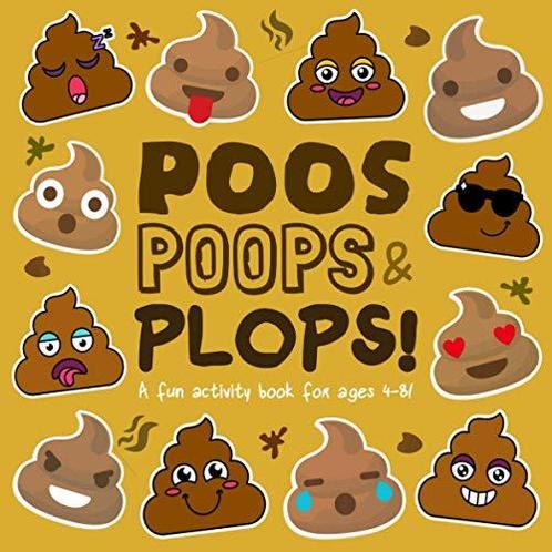Poos, Poops and Plops: A Fun Activity Book for 4-8 Year Olds, Livres, Livres Autre, Envoi