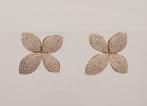 Boucles doreilles tendance - 14 carats Or rose - 8.27ct.