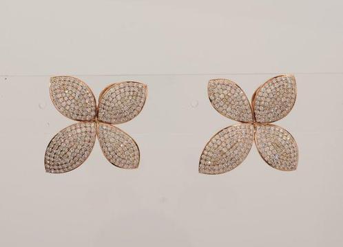 Boucles doreilles tendance - 14 carats Or rose - 8.27ct., Handtassen en Accessoires, Antieke sieraden