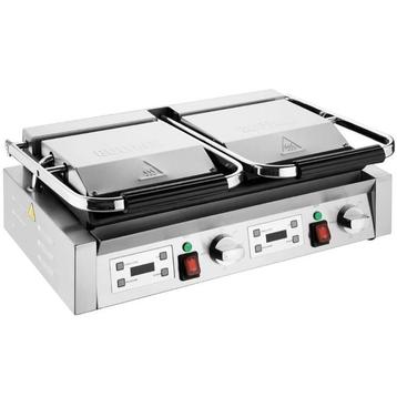 Contact-/Paninigrill | BISTRO | Dubbel | Glad/Gegroefd beschikbaar voor biedingen