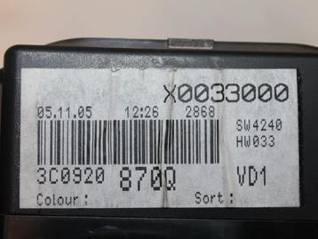 Kilometerteller KM Volkswagen Passat O128651