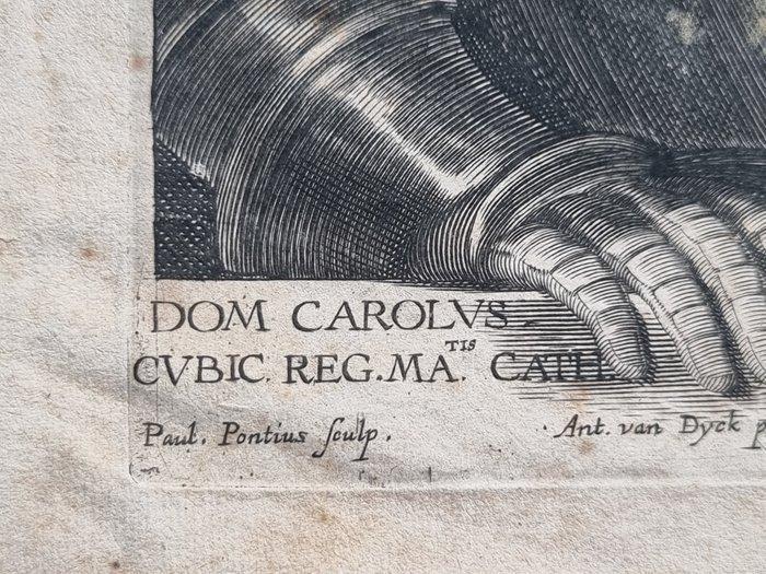 Paulus Pontius (1603/ 1658) - Don Carlos II Coloma y de Saa,, Antiquités & Art, Antiquités | Autres Antiquités