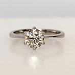 Zonder Minimumprijs - Ring - 14 karaat Witgoud -  0.90ct., Nieuw