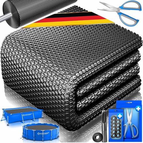 KESSER® Zwembad zonnezeil - Afdekzeil - 600x400cm - Zwart, Tuin en Terras, Overige Tuin en Terras, Verzenden