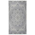 vidaXL Buitenkleed met patroon platgeweven 80x150 cm blauw, Huis en Inrichting, Stoffering | Tapijten en Vloerkleden, Verzenden