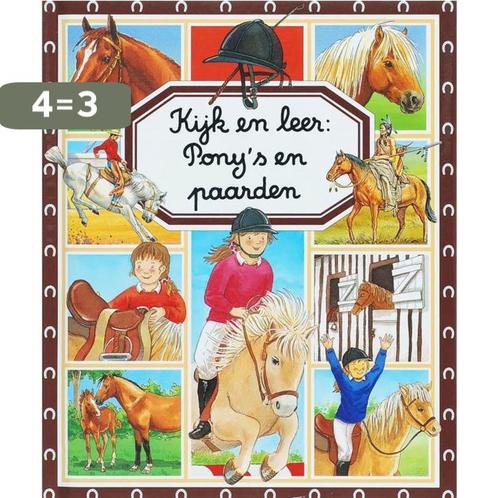 Ponys en paarden / Kijk en leer 9782504000793, Boeken, Overige Boeken, Gelezen, Verzenden