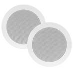 Speakerset Aquasound Twist Spatwaterdicht 45 Watt 135 mm Wit, Doe-het-zelf en Bouw, Sanitair, Ophalen of Verzenden, Nieuw, Bad