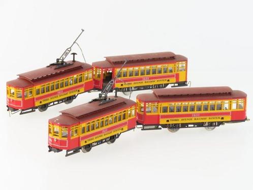 Mehano H0 - 790408 - Modeltram (2) - 2x Tram motorwagen met, Hobby en Vrije tijd, Modeltreinen | H0