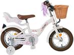 Volare Blossom Kinderfiets - Meisjes - 12 inch - Wit, Verzenden, Zo goed als nieuw