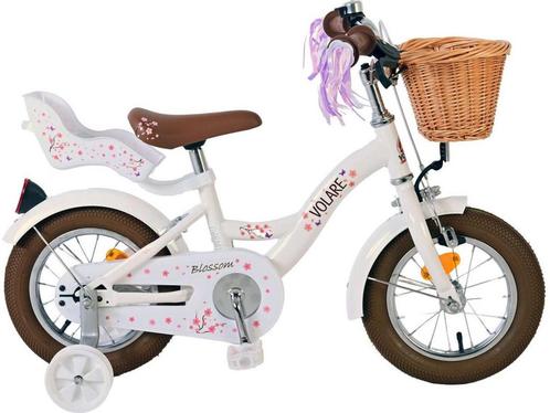 Volare Blossom Kinderfiets - Meisjes - 12 inch - Wit, Huis en Inrichting, Woonaccessoires | Overige, Zo goed als nieuw, Verzenden