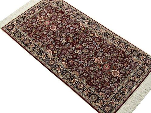 Isfahan met zijde - Tapijt - 125 cm - 60 cm, Huis en Inrichting, Stoffering | Tapijten en Vloerkleden