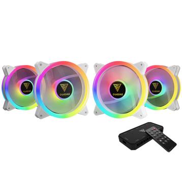 Gamdias 4x 120mm PC Ventilator Fans Wit met aRGB LED verl... disponible aux enchères