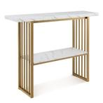 Tweedekans | Coast 2 Niveaus Console -tabel met marmeren, Huis en Inrichting, Ophalen of Verzenden, Nieuw