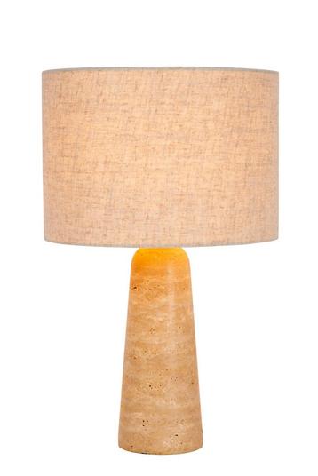 Lucide NIMUE - Tafellamp - Ø 30 cm - 1xE27 - Taupe beschikbaar voor biedingen