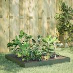 vidaXL Plantenbak verhoogd 100x100x18,5 cm staal olijfgroen, Tuin en Terras, Verzenden, Nieuw