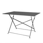 Inklapbare Tafel | Staal | Zwart | In-/Outdoor |, Verzenden, Nieuw in verpakking