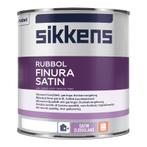 Sikkens Rubbol Finura Satin Wit 1L, Verzenden, Nieuw, Wit