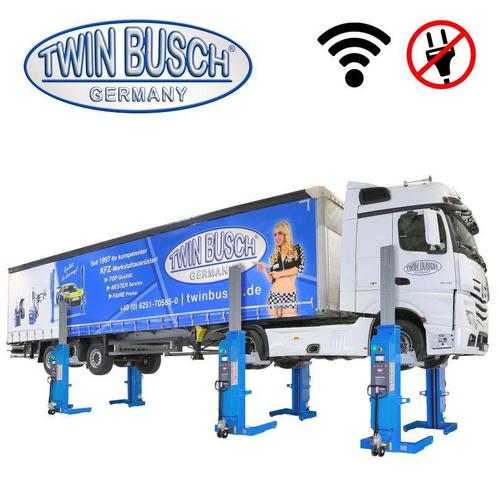 6x Draadloos Mobiele Vrachtwagen - LKW- Truck Hefbrug 48Ton, Articles professionnels, Machines & Construction | Industrie & Technologie