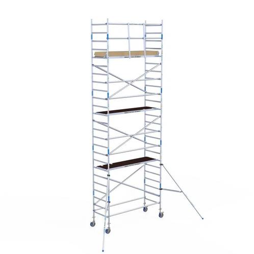 ALX rolsteiger 90 x 8,2m WH met voorloopleuning, Doe-het-zelf en Bouw, Steigers, Rolsteiger of Kamersteiger, Nieuw, 5 meter of hoger