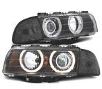 PHARES BMW SÉRIE 7 E38 94-98 ANGEL EYES HALOGÈNE FOND NOIR, Verzenden, Nieuw