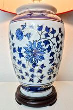 Lamp - Exclusieve Chinoiserie Lamp - 49 cm - Hout, Porselein