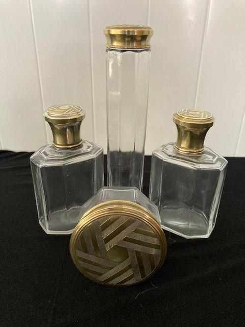 Bouteille de parfum (4) - Verre, Antiek en Kunst, Curiosa en Brocante