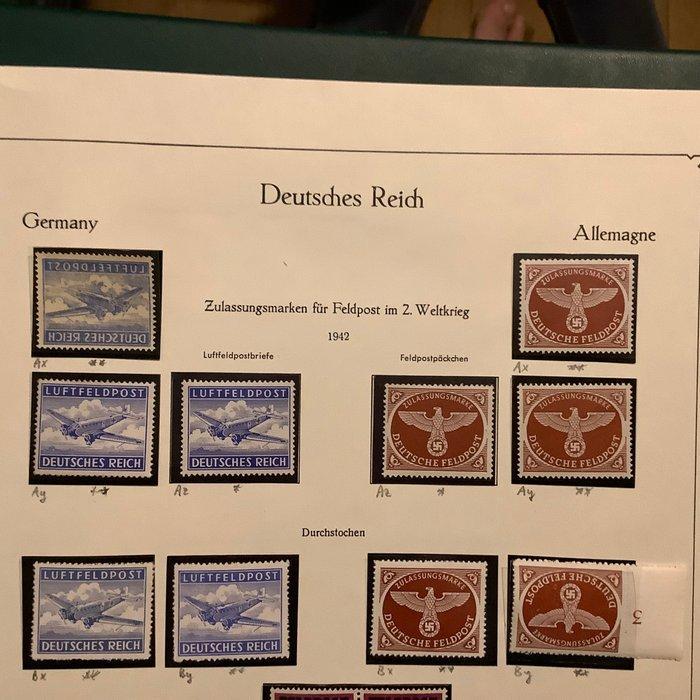 Duitse Rijk 1942 - Collectie feldpost met o.a. keerdruk,, Postzegels en Munten, Postzegels | Europa | Duitsland