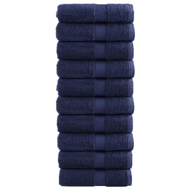 vidaXL Gastendoekjes SOLUND 10 st 600 g/m² 30x50 cm, Maison & Meubles, Salle de bain | Linge de bain & Accessoires, Envoi