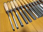 12-Piece Woodworking Chisel Set — Flat Carpenter Chisels
