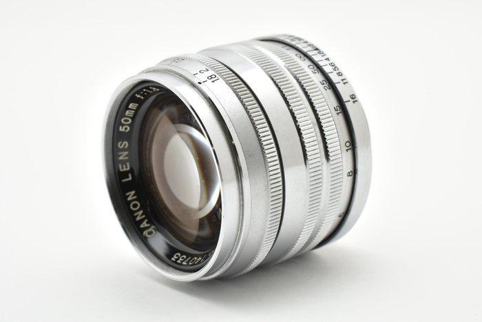 Canon 1.8/50mm Leica Screw Mount LTM Silver | Prime lens, Audio, Tv en Foto, Fotocamera's Analoog