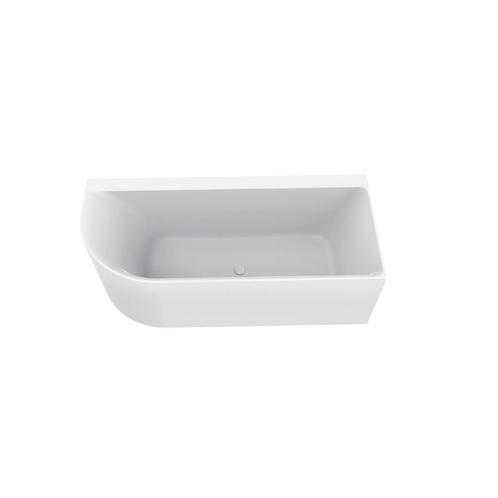 Hoekbad BWS Jordan 180x80 Cm Wit Waste Wit, Doe-het-zelf en Bouw, Sanitair, Bad, Nieuw, Ophalen of Verzenden