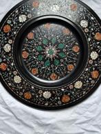 Table - Nacre - Dessus de table en marbre incrusté, Antiquités & Art