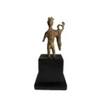 Romain antique Bronze Statue romaine de Mercure (avec socle)