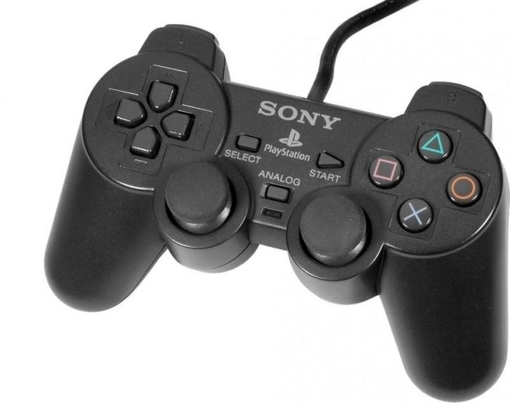 Sony PS1 Controller Dualshock 1 Diamond Black, Games en Spelcomputers, Spelcomputers | Sony PlayStation 1, Zo goed als nieuw, Ophalen of Verzenden