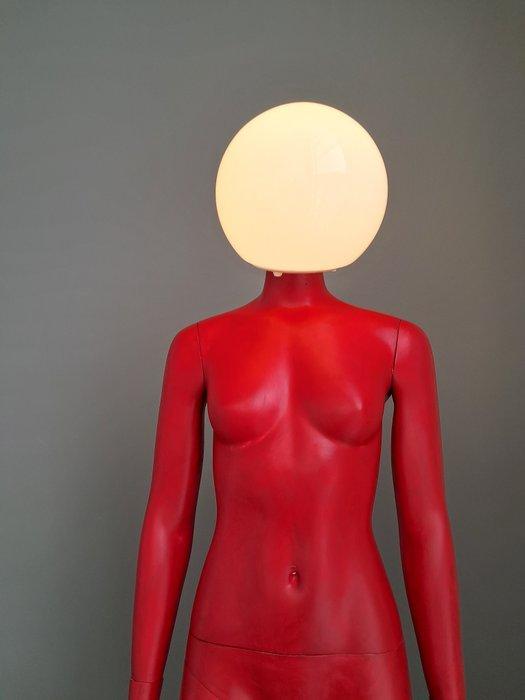 Mannequin - Kunstzinnige gouden mannequin/lamp - Hars,, Antiquités & Art, Curiosités & Brocante