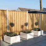 Vierkante plantenbak van hout voor boom - maat 50x50x50, Verzenden