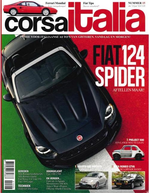 2016 CORSA ITALIA MAGAZINE 15 NEDERLANDS, Boeken, Auto's | Folders en Tijdschriften