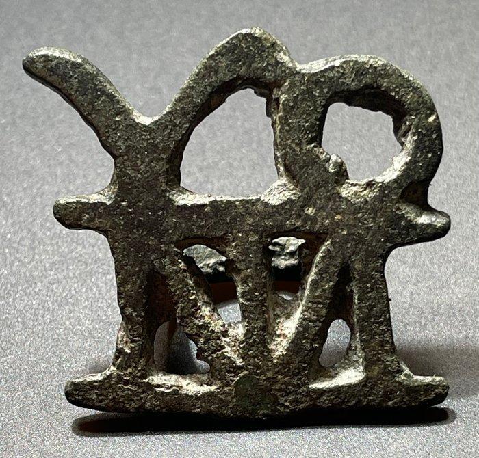 Byzantijns Brons Superb broodstempel in de vorm van een, Antiek en Kunst, Antiek | Overige Antiek