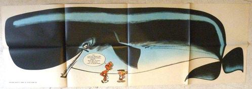 Spirou (magazine) - Franquin - Poster La Baleine - Spirou, Boeken, Stripverhalen