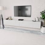 vidaXL Tv-meubels 2 st 120x40x34 cm bewerkt hout hoogglans, Huis en Inrichting, Nieuw, Verzenden