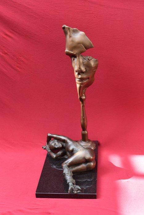 Ugo Attardi (1923-2006) - Donna e maschera, Antiek en Kunst, Kunst | Designobjecten