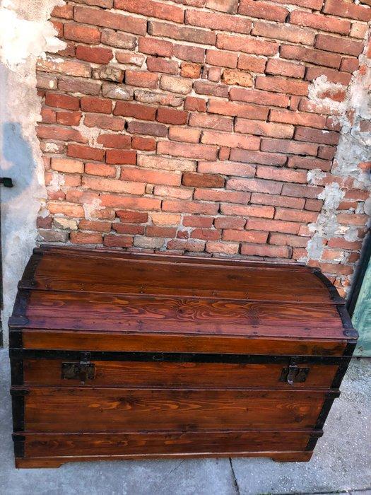 Singer - Opbergkoffer - hard hout - Land van de Baule, Antiquités & Art, Curiosités & Brocante