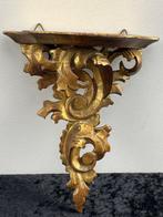 Beeld, Wandconsole Rococostijl - 16.5 cm - Hout, Antiek en Kunst