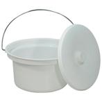 Toiletemmer met deksel postoel / commodestoel, Verzenden, Nieuw
