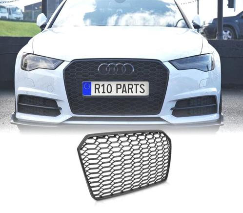 GRILLE AUDI A6 C7 4G 14-18 LOOK RS6 2020 NOIR MAT, Auto-onderdelen, Carrosserie, Verzenden