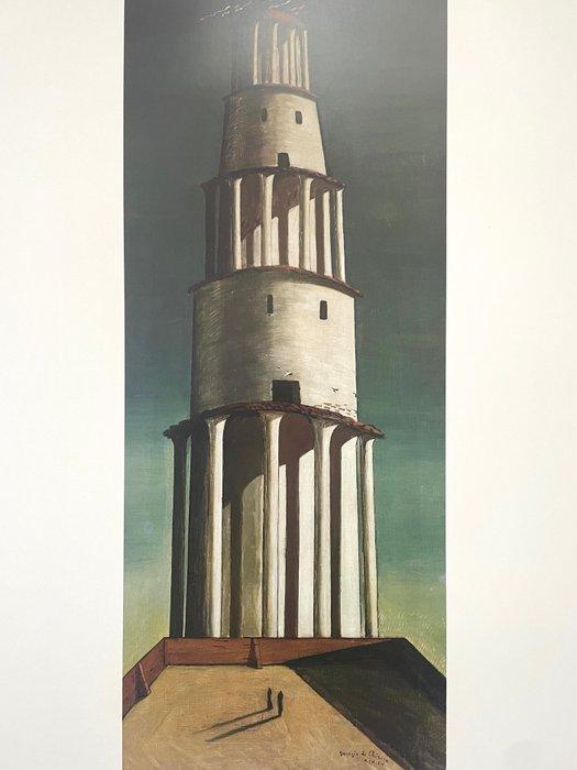 Giorgio de Chirico (after) - La Grande Torre - Achenbach, Antiek en Kunst, Kunst | Tekeningen en Fotografie