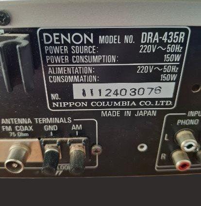 Denon - DRA-435R Solid state stereo receiver, Audio, Tv en Foto, Radio's